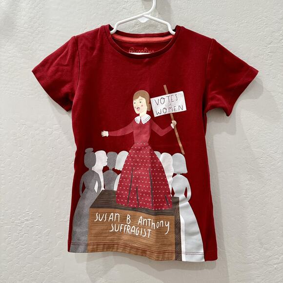Piccolina Susan B. Anthony Suffragist Short Sleeve Shirt - Picture 1 of 7